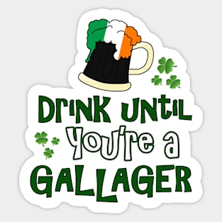 Funny St Patricks Day Shirt Sticker